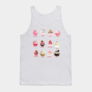 Cupcakes Foodies Tank Top